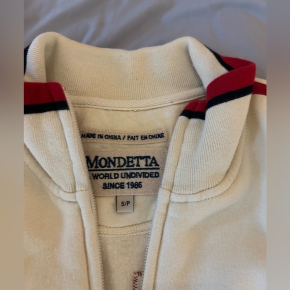 Mondetta Cream Jacket with Red Accents - Picture 2 of 6